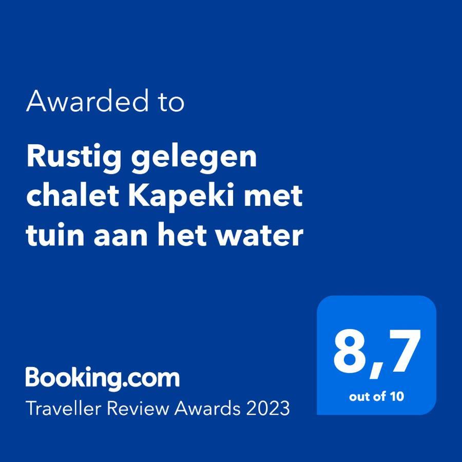 Rustig Gelegen Chalet Kapeki Met Tuin Aan Het Water Гел Экстерьер фото